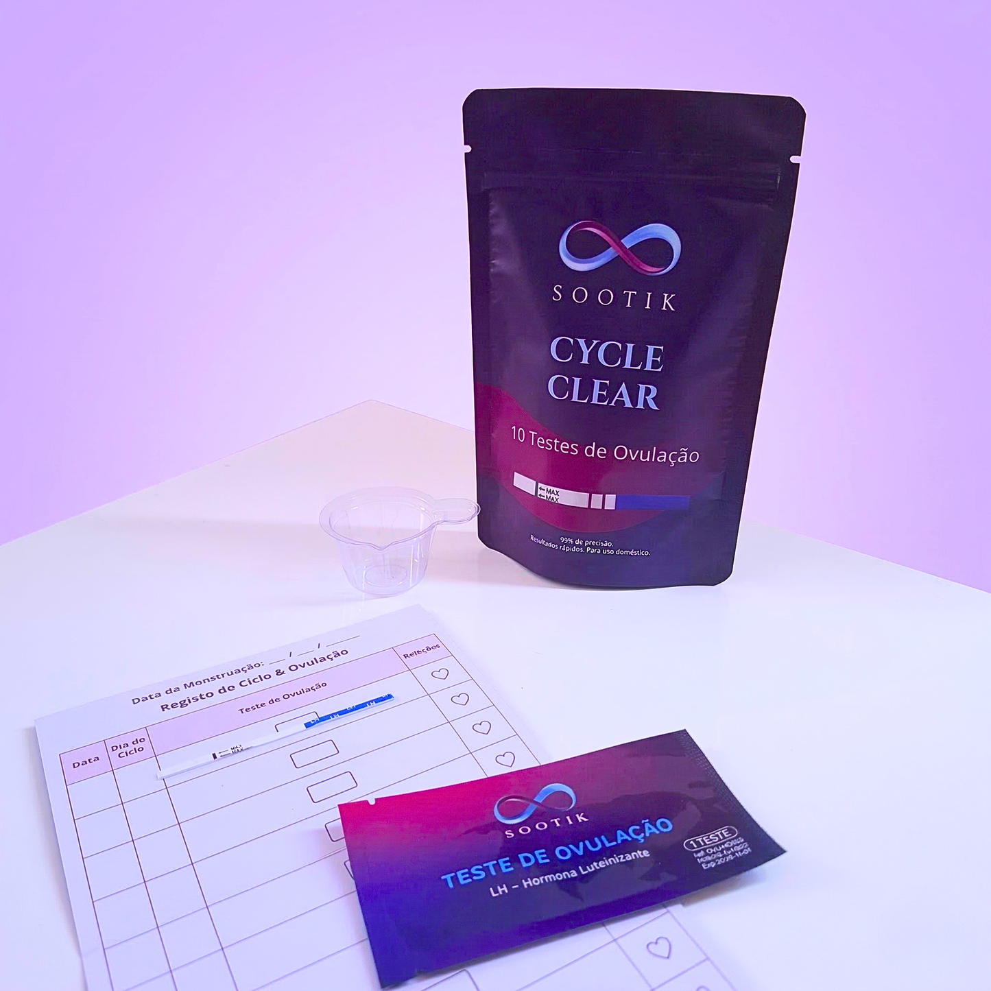 10 Testes de Ovulação – Sootik Cycle Clear