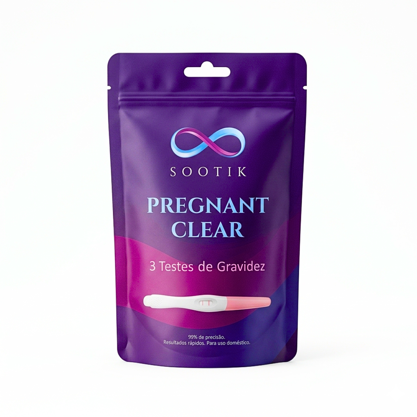 2 Testes de Gravidez +1 OFERTA – Sootik Pregnant Clear