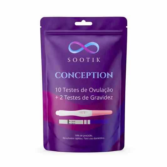 10 Testes de Ovulação + 2 de Gravidez – Sootik Conception
