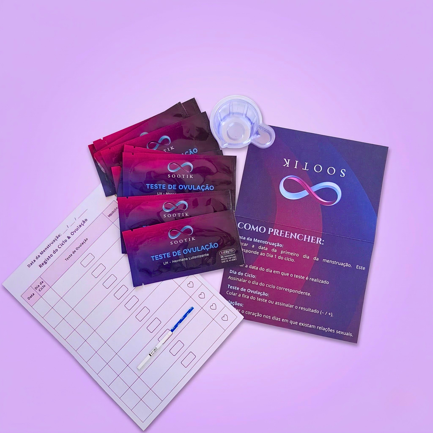10 Testes de Ovulação – Sootik Cycle Clear